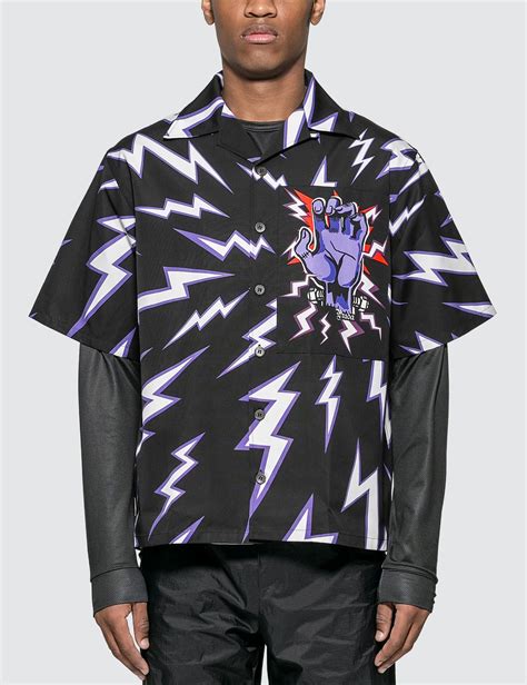 prada lightning shirt|Prada / T.